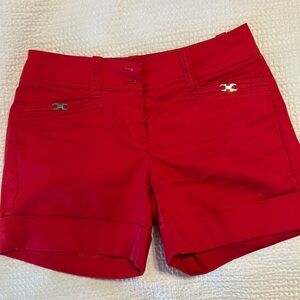 White House black market red shorts